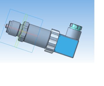 3D модель 3D модель датчика давления wika