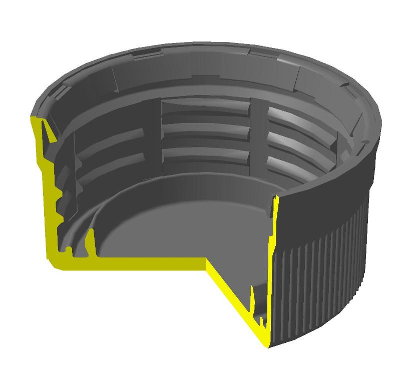 3D модель Пластиковый колпачок