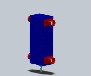 3D модель Теплообменник воздух-воздух