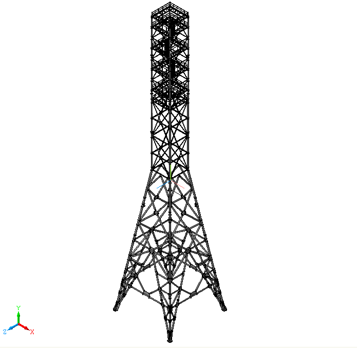 3D модель Вытяжная башня