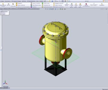 3D модель Фильтр газовый "ФГС Ду 100"