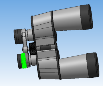 3D модель Бинокль 3D