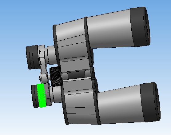 3D модель Бинокль 3D