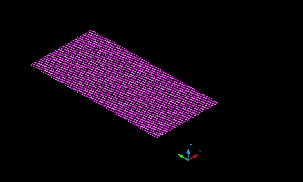 3D модель Просечно-вытяжной лист