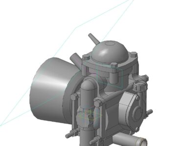 3D модель Насос мембранный сельскохозяйственный