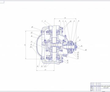 3D модель Курсовая робота на тему расчет главной передачи автомобиля Газ-4301