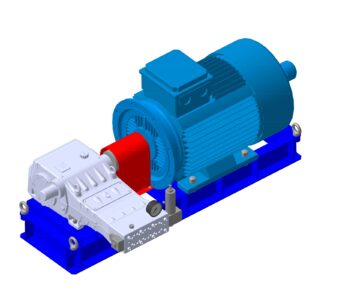 3D модель Агрегат насосный высокого давления (Q=100 л/мин, P=700 бар)