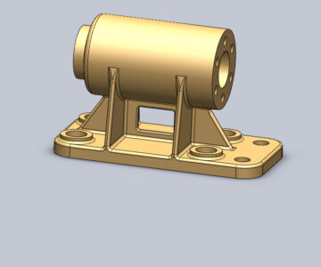 3D модель 3D модель корпуса буфера