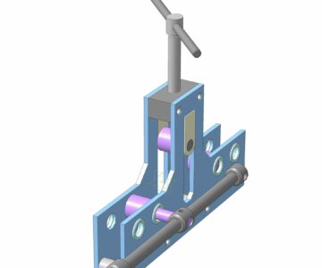 3D модель Ручной профилепрокаточный настольный станок