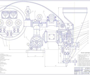 Чертеж Наплавочная головка а-580