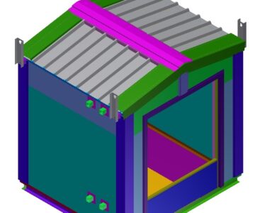 3D модель Помещение горелки подогревателя