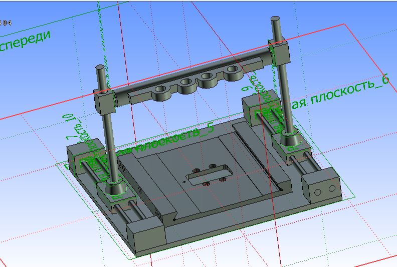 3D модель Контрольное приспособление для проверки параллельности