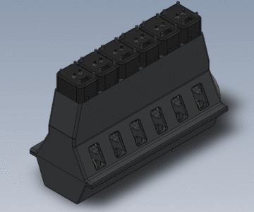 3D модель ДВС 6ЧН23/30