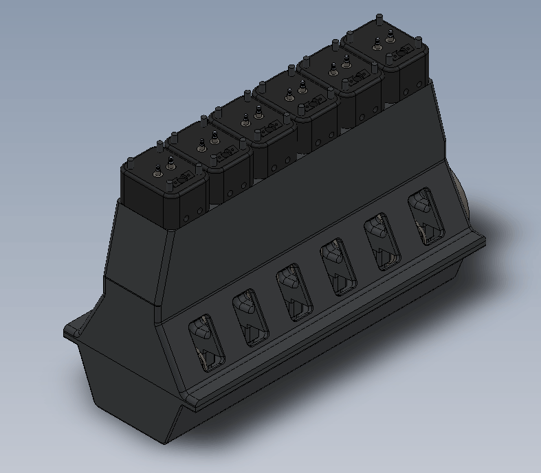 3D модель ДВС 6ЧН23/30