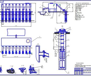 Чертеж Проектирование водоотливной установки