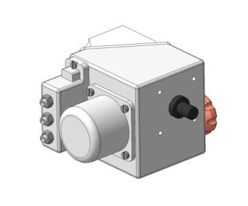 3D модель Исполнительный механизм МЭО-6,3-99