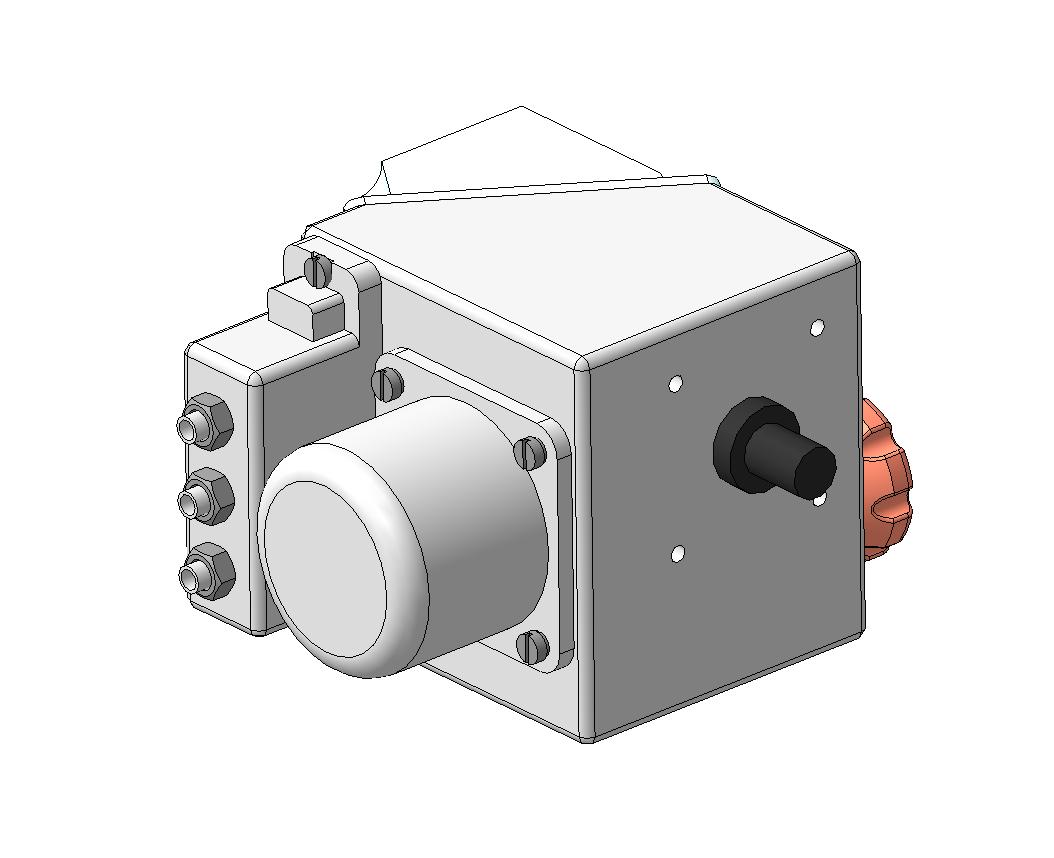 3D модель Исполнительный механизм МЭО-6,3-99