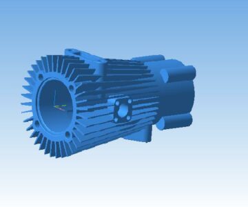 3D модель Корпус бескривошипного двигателя внутреннего сгорания.