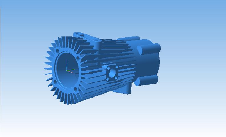 3D модель Корпус бескривошипного двигателя внутреннего сгорания.