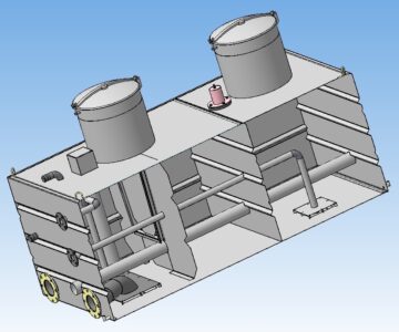 3D модель Цистерна пожарного автомобиля