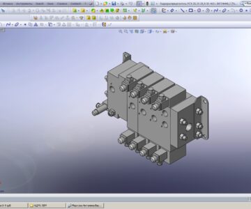 3D модель Гидрораспределитель  РСЭ 25.25-25,5-50-4X01-30Г24НМ0,2.