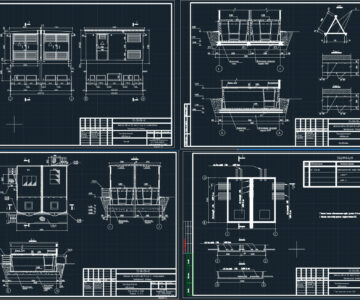 Чертеж Проект трансформаторной подстанции из объемных элементов АС