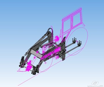 3D модель Погрузчик фронтальный