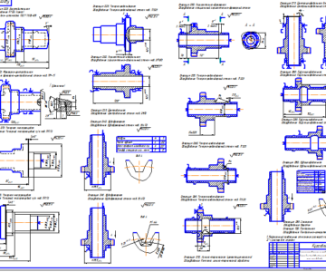 Чертеж Разработка технологического процесса изготовления детали "авиационная шестерня"