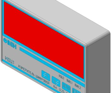 3D модель Измеритель цифровой одноканальный _ ИДЦ1