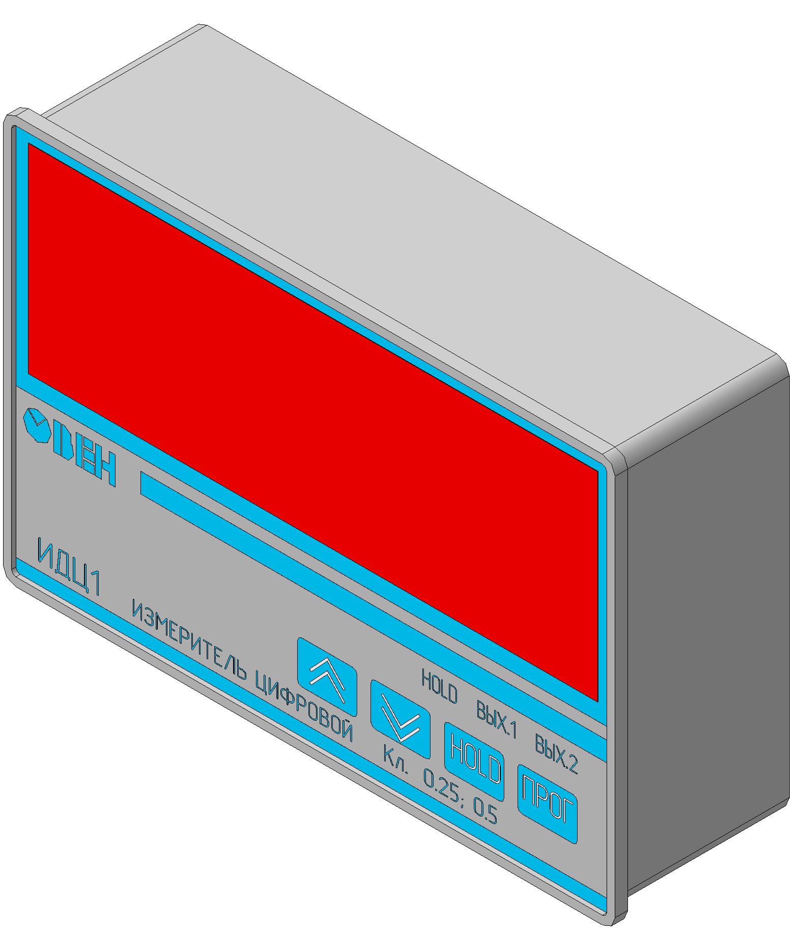 3D модель Измеритель цифровой одноканальный _ ИДЦ1