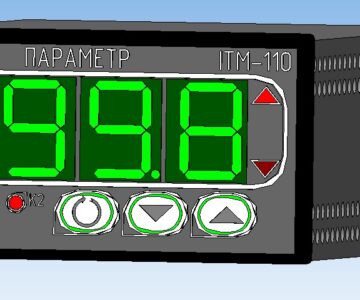 3D модель Индикатор технологический микропроцессорный ИТМ-10