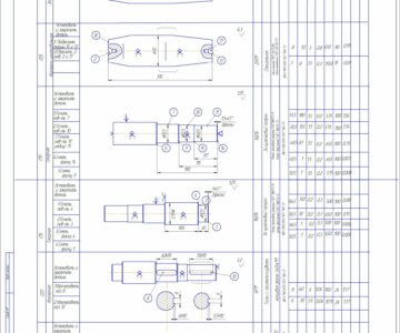 Чертеж Разработка маршрута обработки детали «Вал редуктора»