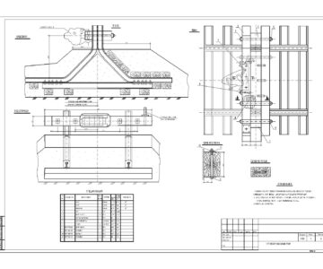Чертеж Чертеж путевой рельсовый упор