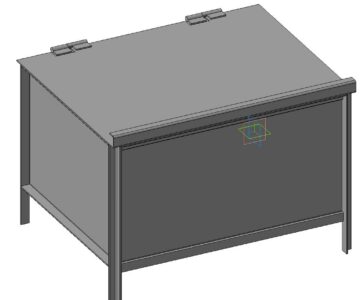 3D модель Контейнер для хранения лакокрасочных материалов