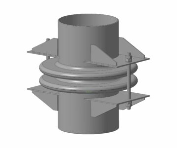 3D модель Компенсатор двухлинзовый