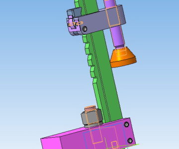 3D модель Приспособление для зажима деталей при механической обработке