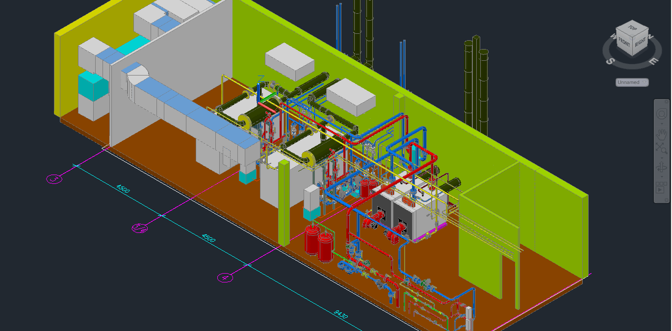 3D модель 3D модель мини-ТЭС