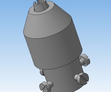 3D модель Цанговый минипатрон