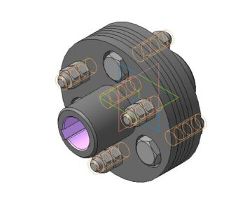 3D модель Муфта упругая  АЗПМ-01