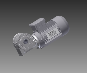 3D модель Мотор-редуктор 7-МЧ-М40-28-0.18 Квт