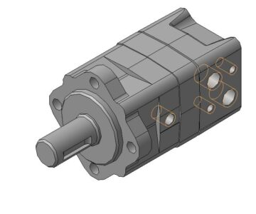 3D модель Гидромотор МГП-80