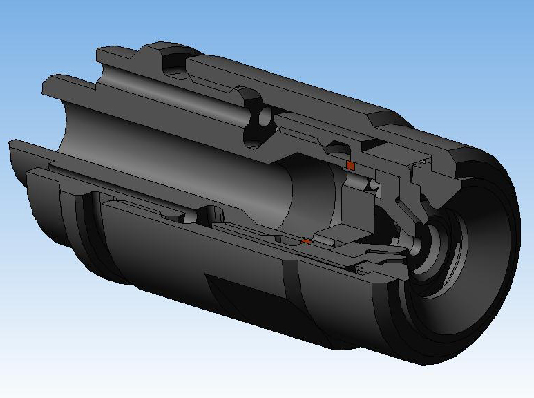 3D модель Форсунка котла ГМ-50