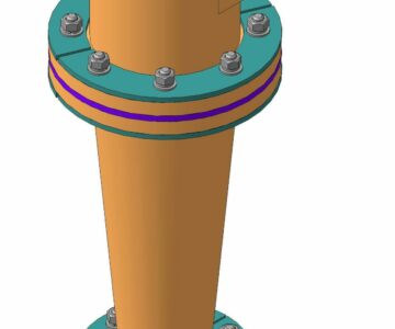 3D модель Гц-100.000.00 СБ Гидроциклон