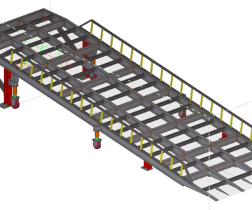 3D модель Передвижная эстакада (скат)