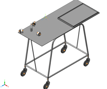 3D модель Тележка для сварочного аппарата