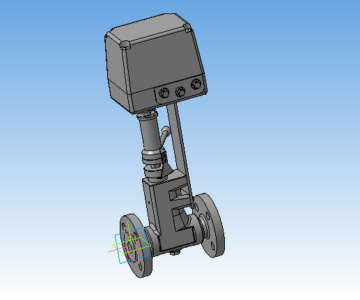 3D модель клапан продувки по соли Flowserve Gestra BAE 46 Dn20 Pn40(ESL)