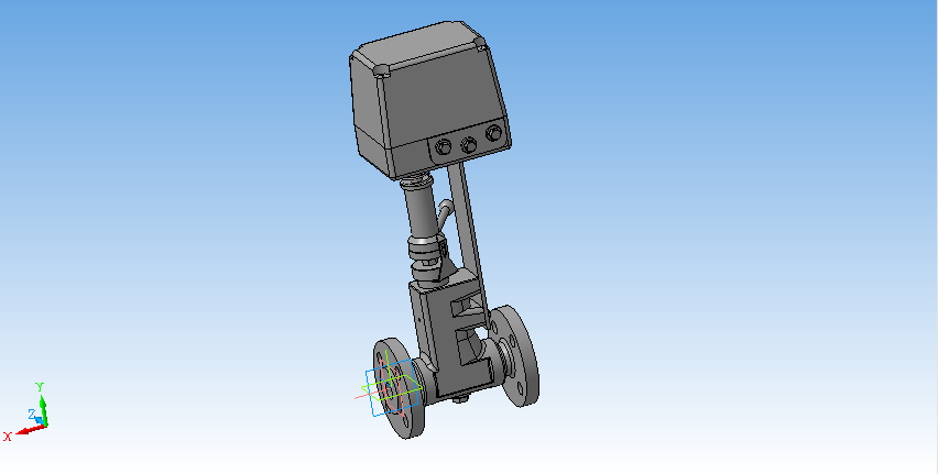 3D модель клапан продувки по соли Flowserve Gestra BAE 46 Dn20 Pn40(ESL)