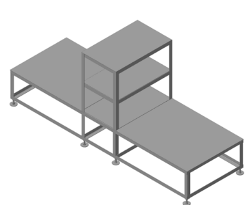 3D модель Помост 1135мм
