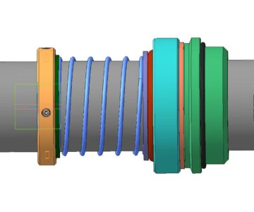 Чертеж торцевого уплотнения - Чертежи, 3D Модели, Проекты, Машиностроение и механика