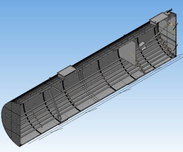 3D модель Емкость наземного битумохранилища 100м3